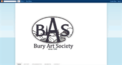 Desktop Screenshot of buryartsociety.blogspot.com