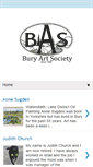 Mobile Screenshot of buryartsociety.blogspot.com