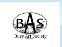 Tablet Screenshot of buryartsociety.blogspot.com
