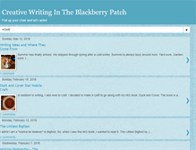 Tablet Screenshot of creativewritingintheblackberrypatch.blogspot.com