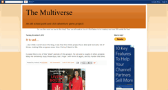 Desktop Screenshot of multiversethegame.blogspot.com