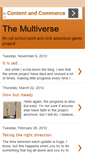 Mobile Screenshot of multiversethegame.blogspot.com