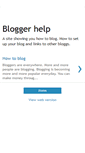 Mobile Screenshot of bloggerehelp.blogspot.com