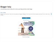 Tablet Screenshot of bloggerehelp.blogspot.com