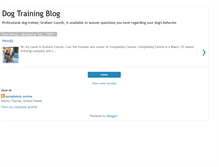 Tablet Screenshot of completelycanine.blogspot.com
