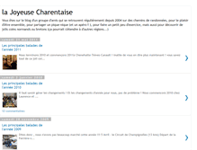 Tablet Screenshot of lajoyeusecharentaise.blogspot.com