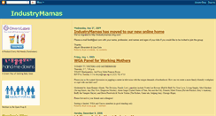 Desktop Screenshot of industrymamas.blogspot.com