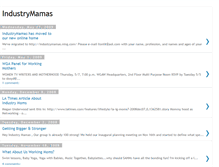 Tablet Screenshot of industrymamas.blogspot.com