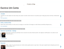 Tablet Screenshot of escrevoumconto.blogspot.com