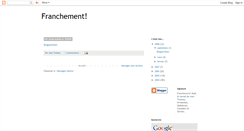Desktop Screenshot of franchement.blogspot.com