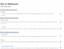 Tablet Screenshot of dan-in-melbourne.blogspot.com