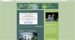 Desktop Screenshot of hauser-haus.blogspot.com