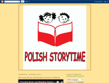 Tablet Screenshot of polishstorytime.blogspot.com