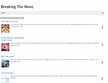 Tablet Screenshot of breakingthenewz.blogspot.com