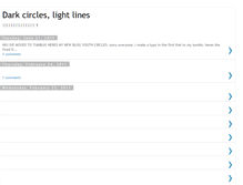 Tablet Screenshot of darkcircleslightlines.blogspot.com