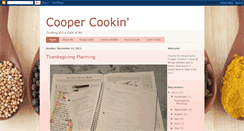 Desktop Screenshot of coopercookin.blogspot.com