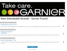 Tablet Screenshot of garnier-fructis.blogspot.com