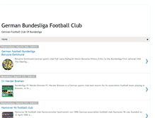 Tablet Screenshot of germanbundesligaleague.blogspot.com