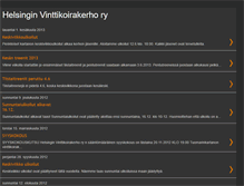 Tablet Screenshot of helsinginvinttikoirakerho.blogspot.com