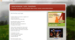 Desktop Screenshot of lindas-letras-de-musicas.blogspot.com