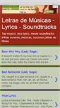 Mobile Screenshot of lindas-letras-de-musicas.blogspot.com