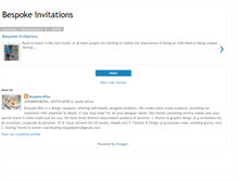 Tablet Screenshot of invitations-bespoke-bliss.blogspot.com