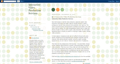 Desktop Screenshot of interactive-video-production-services.blogspot.com