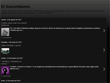 Tablet Screenshot of elsucumbismo.blogspot.com