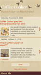 Mobile Screenshot of coffeecooker.blogspot.com