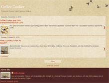 Tablet Screenshot of coffeecooker.blogspot.com