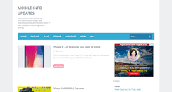 Desktop Screenshot of mobileinfoupdates.blogspot.com