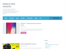 Tablet Screenshot of mobileinfoupdates.blogspot.com