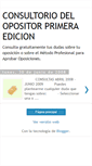 Mobile Screenshot of consultorioopositor.blogspot.com