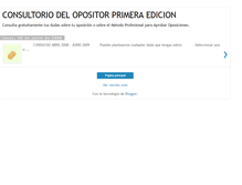 Tablet Screenshot of consultorioopositor.blogspot.com