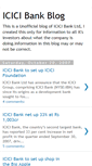 Mobile Screenshot of icicibankblog.blogspot.com