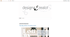 Desktop Screenshot of designzealot.blogspot.com