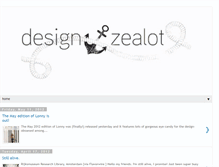 Tablet Screenshot of designzealot.blogspot.com