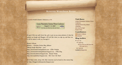 Desktop Screenshot of bloggerworkshopnotes.blogspot.com
