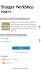 Mobile Screenshot of bloggerworkshopnotes.blogspot.com
