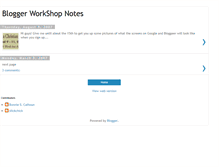 Tablet Screenshot of bloggerworkshopnotes.blogspot.com