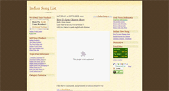 Desktop Screenshot of indiansonglist.blogspot.com
