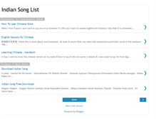 Tablet Screenshot of indiansonglist.blogspot.com