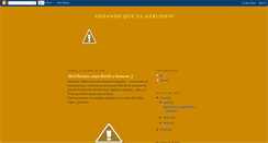 Desktop Screenshot of andandoqueesgerundio.blogspot.com