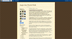 Desktop Screenshot of angieaireparishwalk.blogspot.com