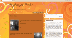 Desktop Screenshot of haphazardtruths.blogspot.com