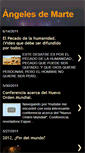 Mobile Screenshot of angelesdemarte.blogspot.com