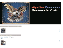 Tablet Screenshot of aguilascansadas.blogspot.com