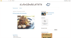 Desktop Screenshot of elrincondelatata.blogspot.com