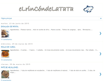 Tablet Screenshot of elrincondelatata.blogspot.com