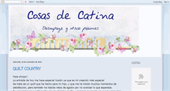 Desktop Screenshot of cosasdecatina.blogspot.com